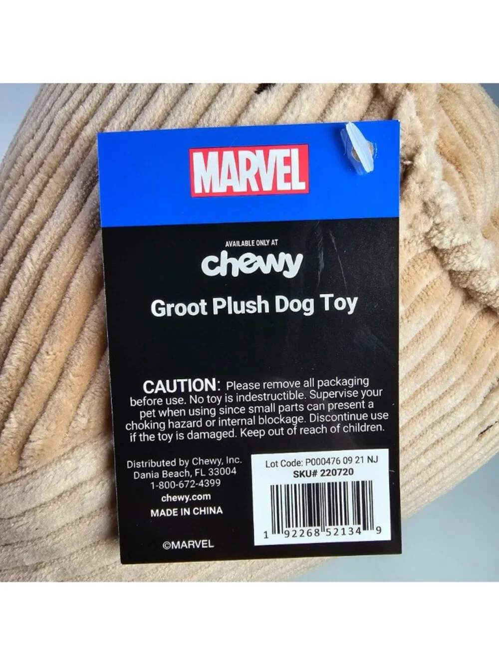Chewy Exclusive Marvel Groot 12